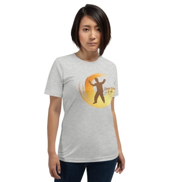 unisex-staple-t-shirt-athletic-heather-front-614824d5c2253.jpg Tai Chi Single Whip T-Shirt