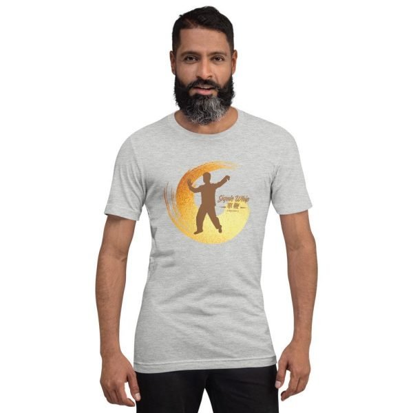 unisex-staple-t-shirt-athletic-heather-front-614824d5c24df.jpg Tai Chi Single Whip T-Shirt