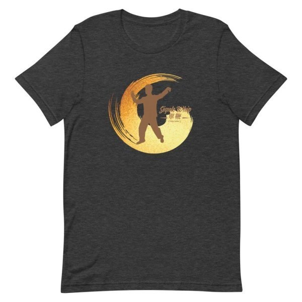 unisex-staple-t-shirt-dark-grey-heather-front-614827b0ddae5.jpg Tai Chi Single Whip T-Shirt