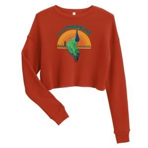 Tai Chi Grasp The Peacock’s Tail Women’s Cropped Sweatshirt