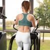 Tai Chi White Crane Spreads Wings Padded Sports Bra