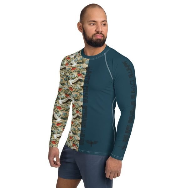 all-over-print-mens-rash-guard-white-left-624aa308ef0e2.jpg Tai Chi White Crane Spreads Wings Men’s Rash Guard