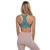 Tai Chi White Crane Spreads Wings Padded Sports Bra