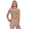 Tai Chi White Crane Spreads Wings Padded Sports Bra