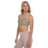 Tai Chi White Crane Spreads Wings Padded Sports Bra