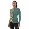 all-over-print-womens-rash-guard-white-left-6248162b8767d.jpg Tai Chi White Crane Spreads Wings Women's Rash Guard