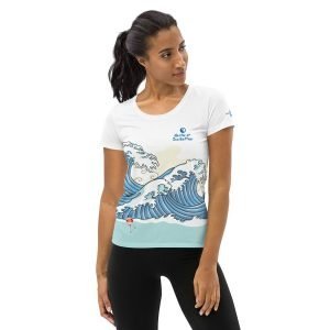 Tai Chi Needle at Sea Bottom Women’s Athletic T-shirt