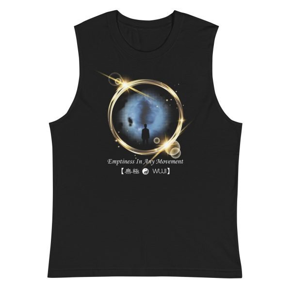 unisex-muscle-shirt-black-front-62b3e6d5e5a41.jpg Tai Chi Wuji Unisex Tank Top