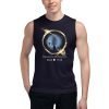 unisex-muscle-shirt-navy-front-62b3e6d5e61b6.jpg Tai Chi Wuji Unisex Tank Top