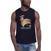 unisex-muscle-shirt-navy-front-62b5600c0598c.jpg Tai Chi Golden Rooster Stands On One Leg Tank Top