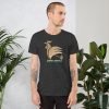 unisex-staple-t-shirt-dark-grey-heather-front-62b54a3b40cc5.jpg Tai Chi Golden Rooster Stands On One Leg Unisex T-Shirt