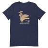 unisex-staple-t-shirt-navy-front-62b54a3b4463d.jpg Tai Chi Golden Rooster Stands On One Leg Unisex T-Shirt