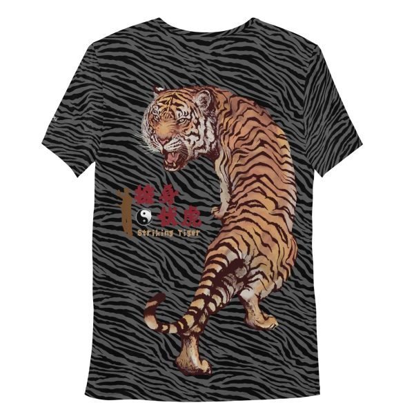 Tai Chi Striking Tiger Men’s Athletic T-Shirt
