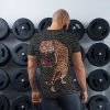 Tai Chi Striking Tiger Men’s Athletic T-Shirt