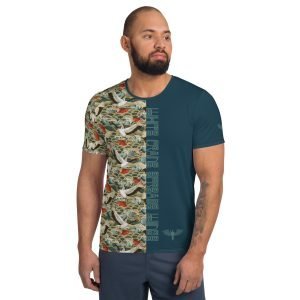 Tai Chi White Crane Spreads Wings Men’s Athletic T-Shirt
