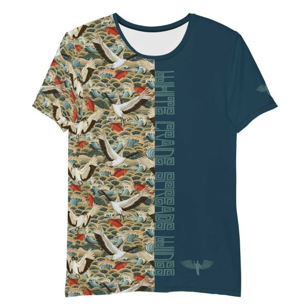 all-over-print-mens-athletic-t-shirt-white-front-62c3d379bbabd Tai Chi White Crane Spreads Wings Men’s Athletic T-Shirt
