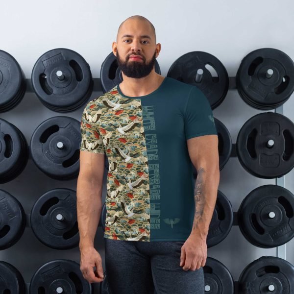 all-over-print-mens-athletic-t-shirt-white-front-62c3d379bbc7f Tai Chi White Crane Spreads Wings Men’s Athletic T-Shirt