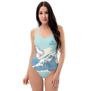 Tai Chi Needle at Sea Bottom One-Piece Swimsuit