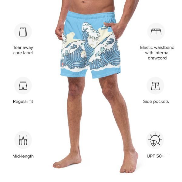 all-over-print-swim-trunks-white-left-front-62c29bfa8cb95 Tai Chi Needle at Sea Bottom Men’s Swim Trunks