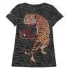 Tai Chi Striking Tiger Women’s Athletic T-shirt