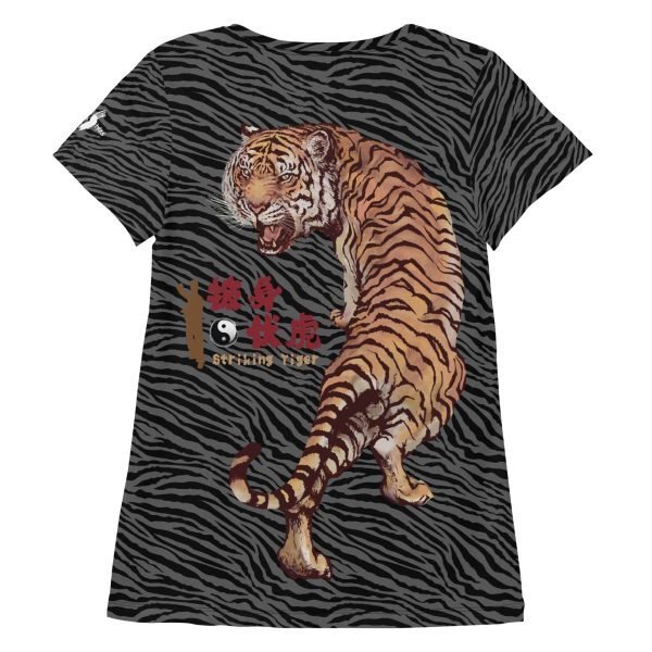 Tai Chi Striking Tiger Women’s Athletic T-shirt