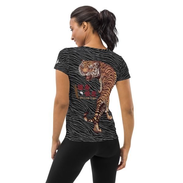 Tai Chi Striking Tiger Women’s Athletic T-shirt