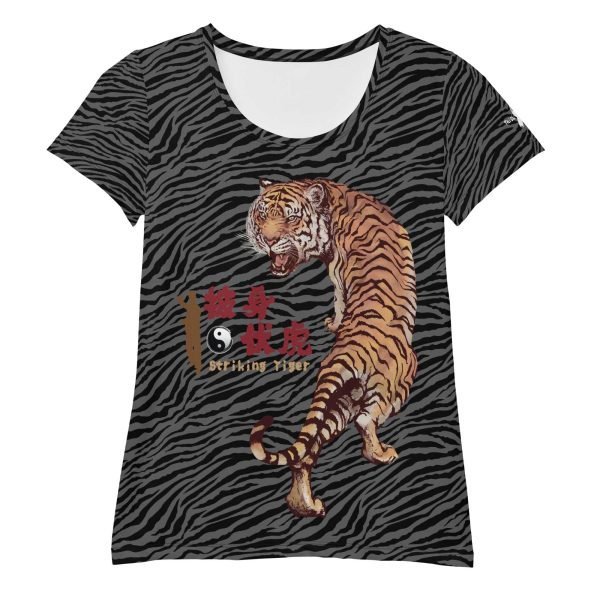 Tai Chi Striking Tiger Women’s Athletic T-shirt