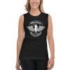 unisex-muscle-shirt-black-front-62cba4397b9e9.jpg Tai Chi White Crane Spreads Wings Unisex Tank Top