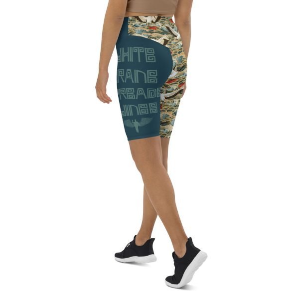 all-over-print-biker-shorts-white-left-back-62f5f4872177d Tai Chi White Crane Spreads Wings Biker Shorts