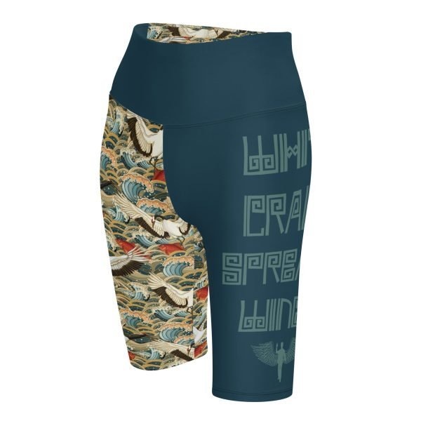 all-over-print-biker-shorts-white-left-front-62f5f4325dfa3.jpg Tai Chi White Crane Spreads Wings Biker Shorts