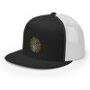 5-panel-trucker-cap-black-white-left-front-642a851152b62.jpg Modern Tai Chi Buddha Hand Trucker Cap