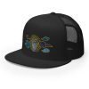 5-panel-trucker-cap-black-left-front-65cc6513132b4.jpg Tai Chi Cloud Hand Embroidered 5-Panel Trucker Cap