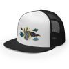5-panel-trucker-cap-black-white-black-left-front-65cc65131371c.jpg Tai Chi Cloud Hand Embroidered 5-Panel Trucker Cap