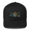 Tai Chi Cloud Hand Embroidered Trucker Cap