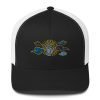 Tai Chi Cloud Hand Embroidered Trucker Cap