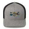 Tai Chi Cloud Hand Embroidered Trucker Cap