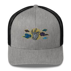 retro-trucker-hat-heather-black-front-65cd7cb2a903b.jpg Tai Chi Cloud Hand Embroidered Trucker Cap