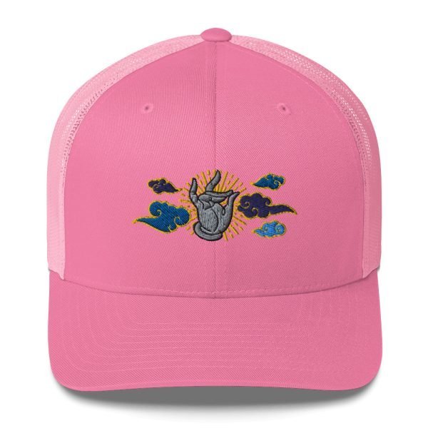 Tai Chi Cloud Hand Embroidered Trucker Cap