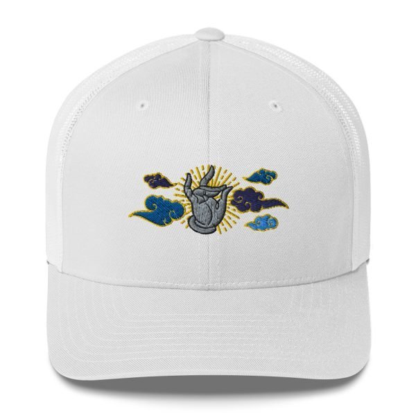 Tai Chi Cloud Hand Embroidered Trucker Cap
