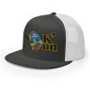 5-panel-trucker-cap-charcoal-white-left-front-65f2998b7776d.jpg I Ching Trucker Cap