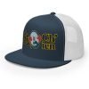 5-panel-trucker-cap-navy-white-left-front-65ea75dd31d5a.jpg I Ching Hexagram Embroidered 5-Panel Trucker Cap