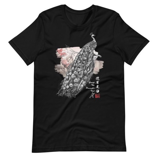 unisex-staple-t-shirt-black-front-6625c3825565c.jpg Tai Chi T-Shirt Grasp The Peacock’s Tail