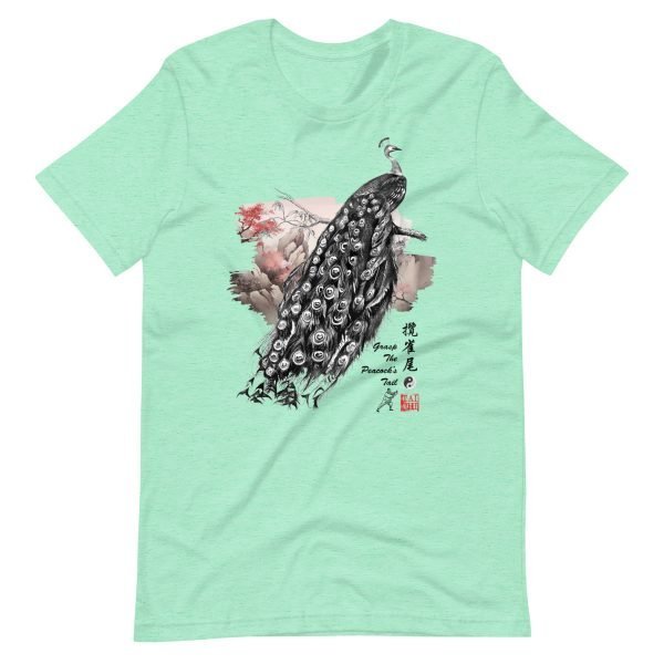 unisex-staple-t-shirt-heather-mint-front-6625c2bc636fe.jpg Tai Chi T-Shirt Grasp The Peacock’s Tail